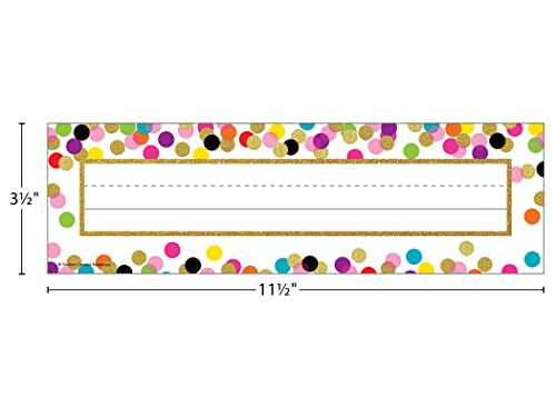 Teacher Created Resources Confetti Name Plates (TCR5886)