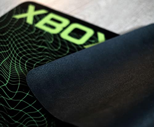 Xbox Black Graphic Protective Desk Mat Cover Organizer | Large Waterproof Mouse Pad for Laptop, Keyboard, Office | 12 x 24 Inches