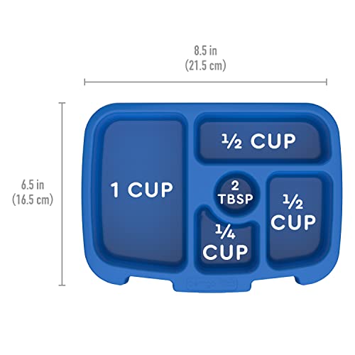 Bentgo Kids Tray with Transparent Cover (Blue) - color: Blue