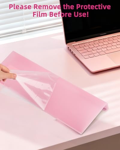Keyboard Stand with Wrist Rest - Comfortable Wrist Pad for Easy Typing, Keyboard Tray for Office, Home, School (Fits Most Standard Keyboards) (Pink) - size: Pink