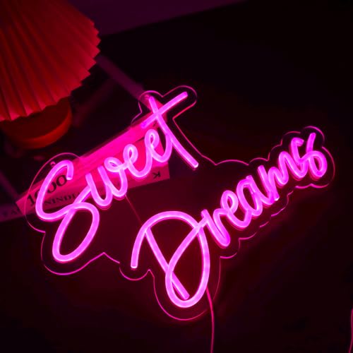 Sweet Dream Neon Signs for Wall Decor,Led Neon Light for Bedroom,Bedroom,Christmas Birthday Party Gift - style: sweet dream