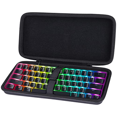 Co2CREA Hard Travel Case Replacement for Razer Huntsman Mini / Snpurdiri / MageGee Gaming Keyboard (Black) - size: for Mini 60% Keyboard