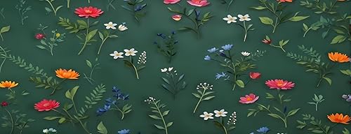Large Gaming Mouse pad,Flower Branch Pattern Anti Slip Rubber Base Mouse pad, Suitable for Computer, Laptop, Office Desk Accessories - color: Flower Branch Pattern
