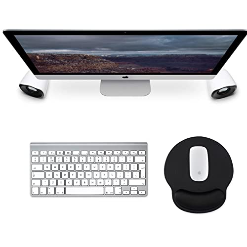 eulps Mouse Pad with Wrist Rest, Comfortable Computer Mousepad with Gel Wrist Support Smooth Surface and Non-Slip PU Base for Pain Relief, Laptop, Office & Home (Black) - color: Black
