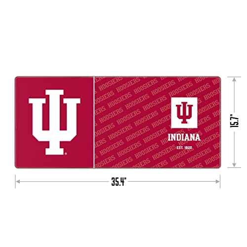 YouTheFan NCAA Indiana Hoosiers Logo Series Desk Pad - style: Indiana Hoosiers