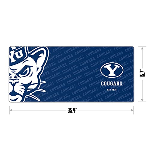 YouTheFan NCAA BYU Cougars Logo Series Desk Pad - style: BYU Cougars