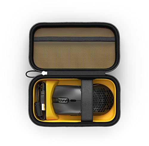 GLORIOUS Universal Mouse Case Gaming, w/Accessory Pocket & Adjustable Wedge (No Shake), Portable Carrying Case, Hard Shell, Zipper, & Wool Interior, for Bluetooth Wireless Mice & Wired Mice - style: Mouse Case