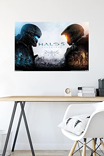 Trends International Halo 5-Key Art Premium Wall Poster, 22.375" x 34" - color: Premium Unframed Version, size: 34"L x 22.4"W