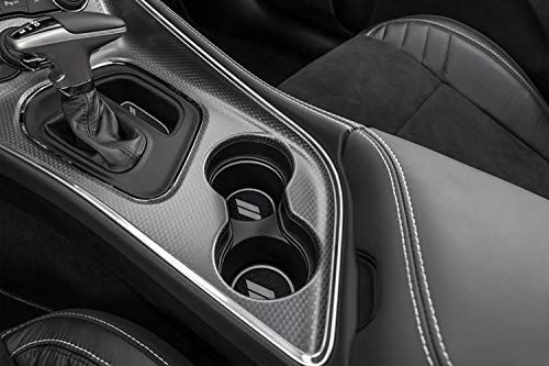 Auovo 11pcs Anti-dust Mats for Challenger Accessories 2015-2023 Custom Interior Cup Holder Inserts Door Pocket Center Console Liners for Challenger 2021 (Gray) - color: Gray