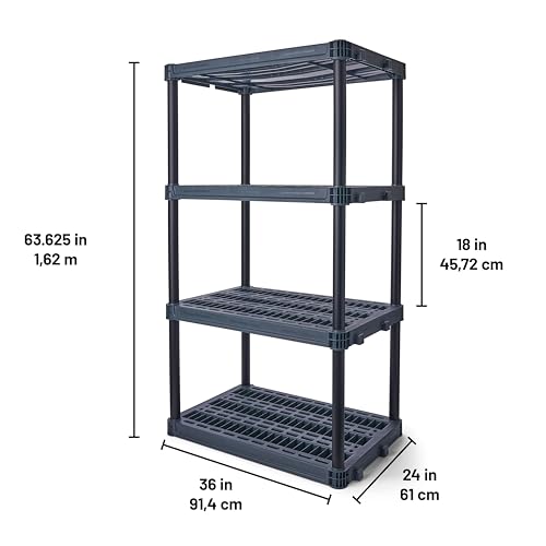 Plano 4-Shelf Extra Heavy-Duty Storage Unit - size: 4 Shelf Extra Heavy Duty