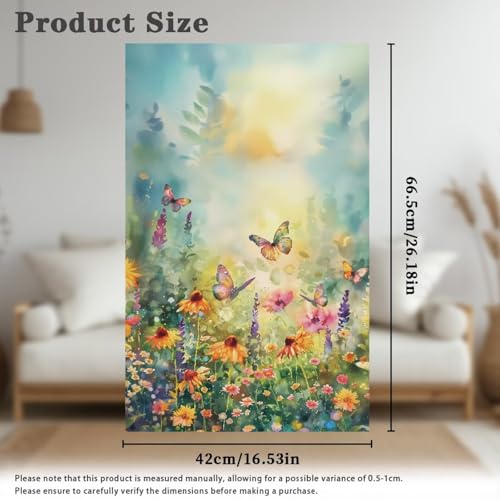 Butterfly Daisy Floral Print Recliner Headrest Protectors, Anti-Wear Sofa Headrest Protective Cover for Furniture Slipcovers Headrest Cover for Sofa Furniture Chair Theater Seat - color: Butterfly Daisy Floral