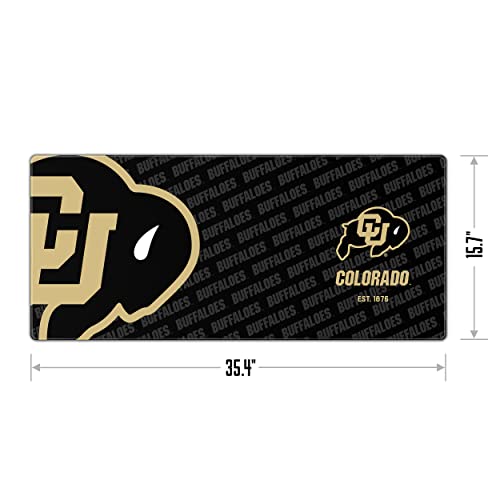 YouTheFan NCAA Colorado Buffaloes Logo Series Desk Pad - style: Colorado Buffaloes