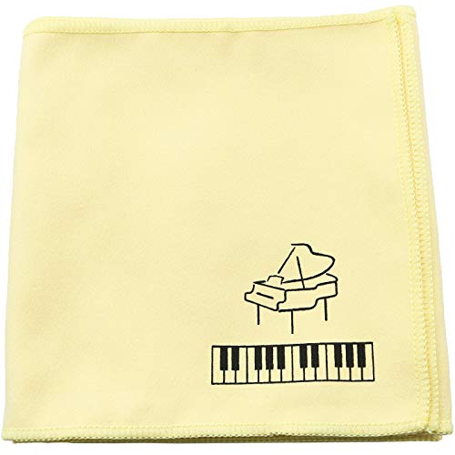 Yellow Piano Key Cover Keyboard Dust Proof Flannel Cloth for 88 Keys Electronic Keyboard, Digital Piano, Yamaha, Casio, Roland, Consoles