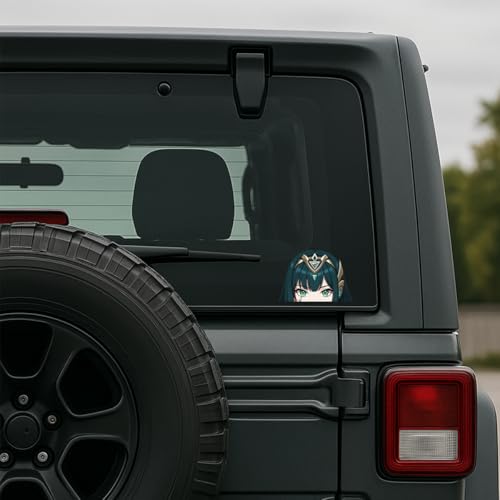 Genshin Impact Decal Stickers for Cars Laptop Skateboard Wall Decor UV Resistant (Nefer) - color: Nefer