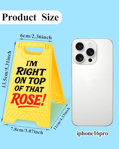 Funny Desk Shelf Decor, Right Top Rose Mini Desk Sign | Right Top Rose Sign, Funny Shelf Sign, Home Office Decor, Mini Desk Sign - style: On Top Of That Rose