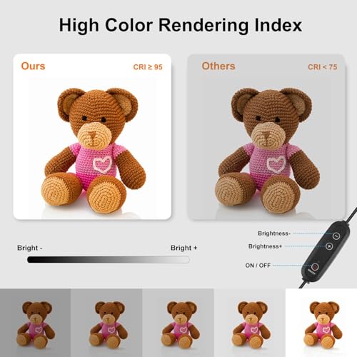 Light Box, PULUZ 16"x16" Studio Light Box with 480pcs LEDs Lights 4 Color PVC Photography backdrops Shooting Tent for Jewelry and Product Portable Lightbox Picture Box for Photography (Upgrade) - color: 16x16x16in - Upgrade