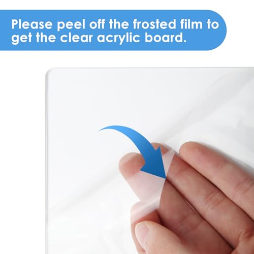 LED Note Board with Colors, Acrylic Dry Erase Board with Light, Light up Dry Erase Board with Stand as a Glow Memo LED Letter Message Board Note Glass LED Board Whiteboard - size: 5.51" x 4.43"