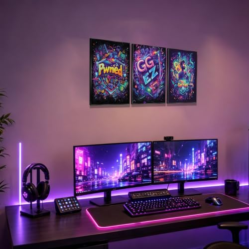 Yolbcdr Game Room Decor,Teen Boys Gaming Room Decor Accessories,3 Piece Wall Art, Gamer Posters for Teenage Wall Canvas Print for Bedroom (God-tier, 12"x16" Poster, Unframed) - color: God-tier, size: 12"x16" Poster