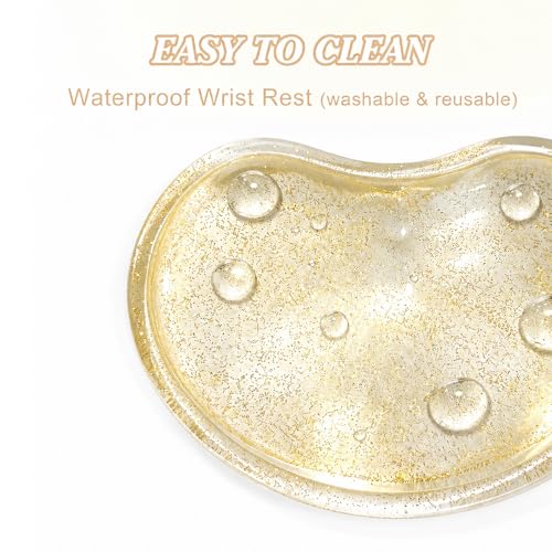 Soft Mouse Wrist Rest Pad Comfortable Cool Silicone Gel Cute | Ergonomic Cushion Small-sized Hand Pain Relief Support Pad with Gel-filled for Laptop Computer Office & Home (Bright Yellow) - color: Bright Yellow