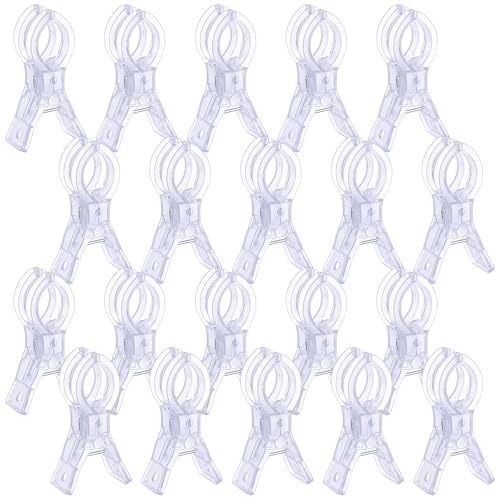 20pcs Balloon Arch Clips Transparent Large Plastic Backdrop Clips Spring Clamps 3.54inch Heavy Duty Clamps For Balloon Arch Crafts Backdrop Woodworking Photography Studios
