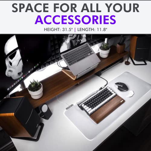 Tilted Nation Bone White Gaming Mouse Pad RGB - Large LED Mousepad - LED Desk mat with 8 Adjustable Light Modes - Non Slip Rubber Base, Easy to Clean Water Proof Surface Mat for Keyboard and Mouse - color: White