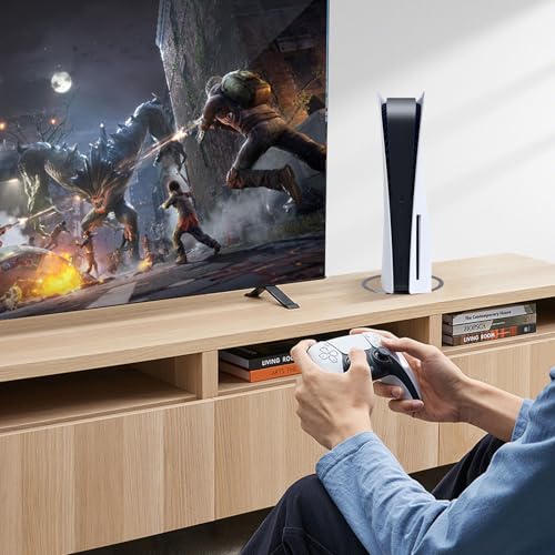 Vertical Stand for PS5 Slim&PS5 Consoles,Non-Slip Vertical Mount for PlayStation 5 Console (30th Anniversary)
