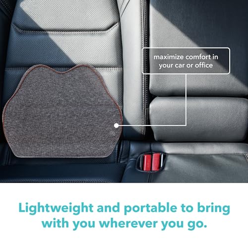 Cubii Cushii Back Support Cushion for Back and Lower Back Relief Universal Fit for Desk, Office, Kitchen Chairs, Couch Cushions with Advanced Lumbar Support - size: 16 Inches