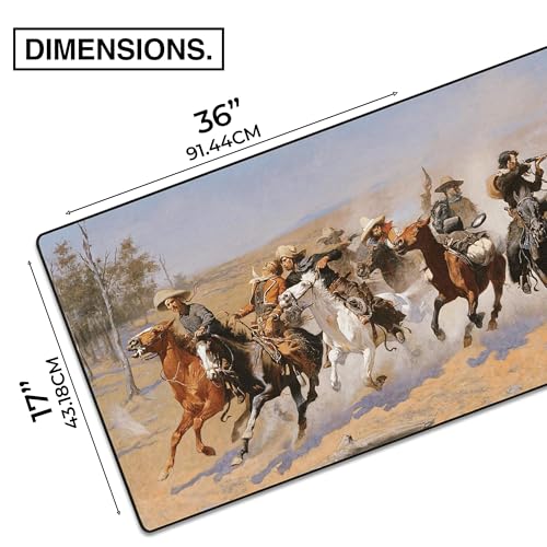 MPCO. Original Large Gaming Desk Pad - 36" x 17" Duraglyde Fabric Dash Desk Mats - Non-Slip, Washable, Smooth Glide for Precision Gaming & Work - color: Aeroglyde - Dash
