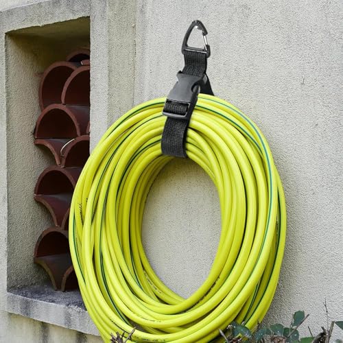 Heavy Duty Extension Cord Holder Organizer (32 Pack black) 17 Inch Adjustable Storage Straps with Triangle Clips Perfect for Garage Organization Workshop Storage and Men's Gadgets - color: Black(plastic Hook), size: 32-Pack 17''