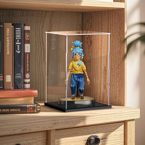 Acrylic Display Case for Lego Assemble Collectibles Acrylic Case Alternative Protective Display Case for Action Figures (13.7x9.8x5.9 inch; 35x25x15 cm) - size: 14 x 10 x 6 inches