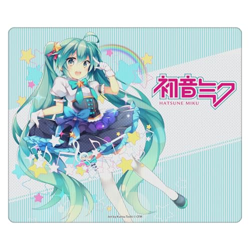 Head Case Designs Officially Licensed Hatsune Miku Stars and Rainbow Graphics 9.84 x 11.81 x 0.12 inches (250 x 300 mm) - S Gaming Office Desk PC Keyboard Mouse Mat Pad - color: Stars and Rainbow, size: 9.84 x 11.81 x 0.12 inches (250 x 300 mm) - S