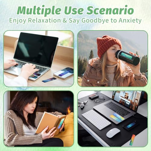 72 Pieces Anxiety Sensory Stickers with Storage Box - Sensory Stickers for ADHD - 2 Textured Surface Adhesives - Sensory Strips for Office & Classroom Desk Relieve Adult & Teen Stress - style: A-Unique Style