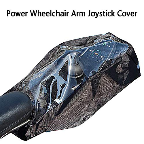 Power Wheelchair Armrest Cover, Durable Clear Electric Wheelchair Joystick Rain Cover, Wheelchair Wrist Control Protector
