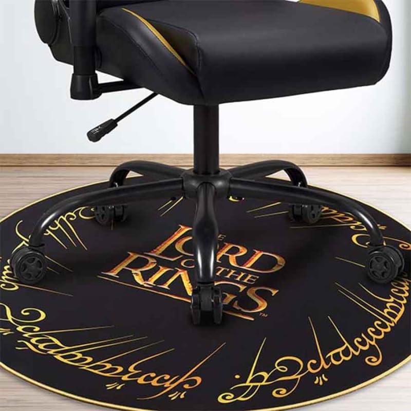 SUBSONIC The Lord of the Rings - Non-Slip Gamer Floor Mat for Gaming Chairs and Office Chairs - 39' x 39'