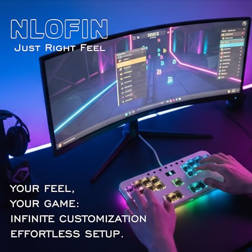 Professional Rhythm Game Keyboard, 5 Layer Macro Keypad for OSU! Phigros Muse Dash, CNC Aluminum, Hot-Swappable Gateron Switches, VIA Programmable (Black) - color: Black