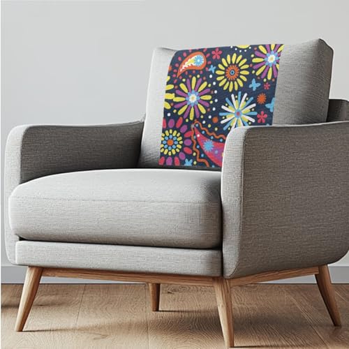 Bat Skulls Headrest Cover Furniture Covers for Recliners Non Slip Chair Protectors Fade Resistant Headrest Slipcover Sofa Couch Cover Chair Back Covers - color: Bat Skulls