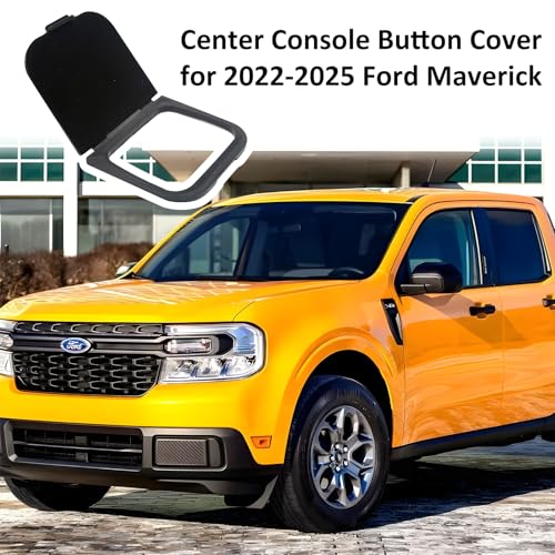 Kyostar Center Console Button Cover for Ford Maverick 2022 2023 2024 2025,Durable Center Console Gear Button Protector Maverick Accessories