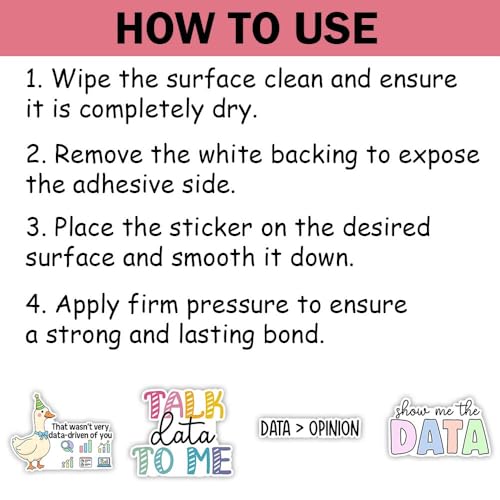 SODAVA (12Pcs-3in) Funny Data Analyst Stickers Pack – Analytics Humor Data Science Quotes Laptop Water Bottle Notebook Decals - color: Data Analyst