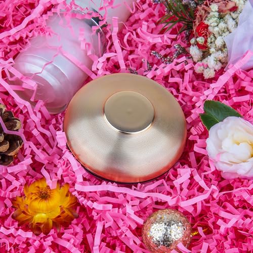 Caleihd Crinkle Cut Paper Shred Packing Grass Cushion Paper Streamer for Christmas Wedding Birthday Bridesmaid Engagement Craft Gift Boxes Bags Basket Filler Decoration 4.5oz Pink - color: Pink