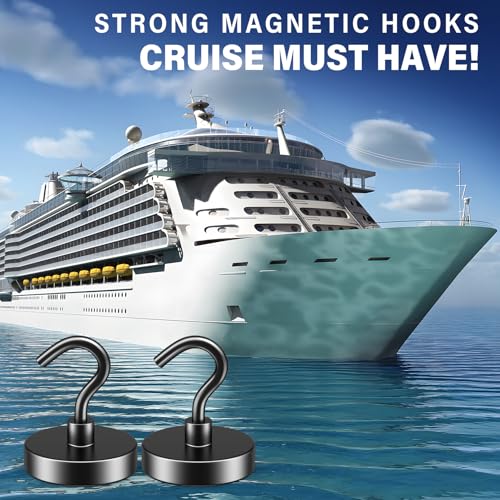 FINDMAG 10 Pack 110LBS Heavy Duty Magnetic Hooks for Hanging, Neodymium Magnet Hooks Strong Black Magnetic Hooks, Magnet with Hooks for Home, Kitchen, Bathroom, Office, School - color: Black, size: 1.26 inches
