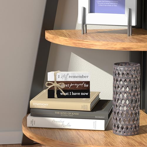Decorative Books For Home Decor, Coffee Table Faux Wood Book Stack Decor, I Still Remember Modern Stacked Book Decor, Stacked Display Books For Shelf Mantel Nightstand Display, Three Pieces -C(07) - style: I still remember -02