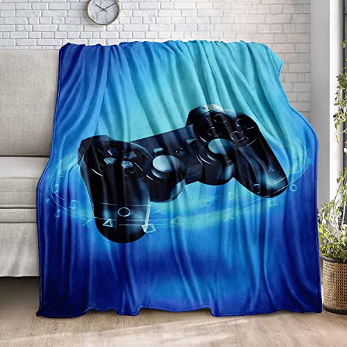 lirs Bedding Gaming Throw Blanket 80" x 60’’ Super Soft, Fleece, Gamer Gift for Couch Sofa for for Kids Boys Teens Video Game (MT-A04, 80’’x60) - color: Mt-a04, size: 80’’x60"
