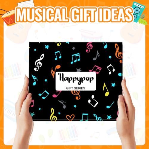 HAPPYPOP Music Gifts for Music Lovers - Guitar Saxophone Violin Socks for Musicians Players - color: Music Speaks