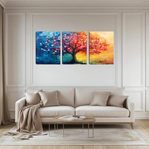 Kuiluuye 3 Pieces Sun Sbstract Wall Decor Motivational Office Wall Decor Sbstract Landscape Wall Art Canvas Paintings Posters for Living room Bedroom Office (36''W x 16''H) - color: Decor-29, size: 12 x 16 inch x 3pcs