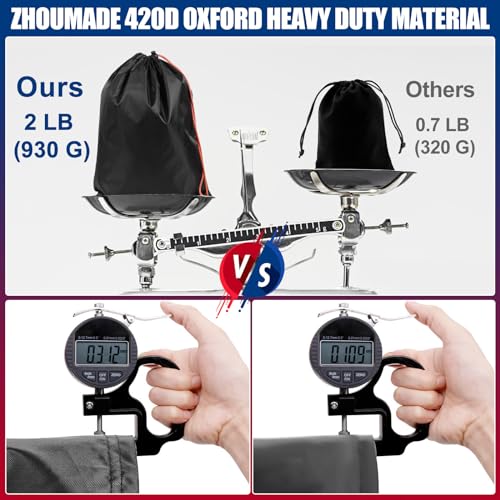 Mobility Scooter Rain Cover, 420D Oxford & EVA Fabric Electric Vehicle Rain Covers, Mobility Scooter Cover Waterproof Outdoor Wheelchair Poncho, Rain Poncho Cycling Jacket Suit
