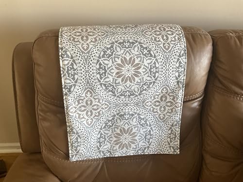 Bittlemen. Co. Headrest Covers for Recliners Furniture Slipcovers Headrest Protectors Home Decor for Sofas Loveseats Theater Chairs Office Chairs RV's Housewarming Gifts (Brown) - color: Brown