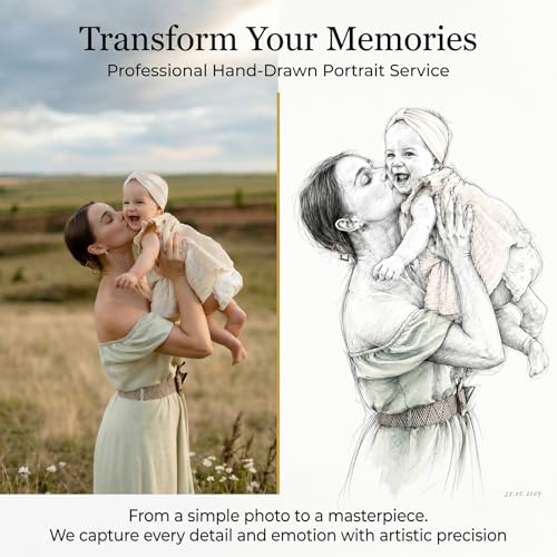 Personalized Custom Sketch Portrait Canvas Prints with Your Photos, Minimalist Colored Pencil Drawing Canvas Wall Art, Elegant Line Art Family Picture, Anniversary Birthday Gift for Mom Parents, Home Decor - color: Style 2