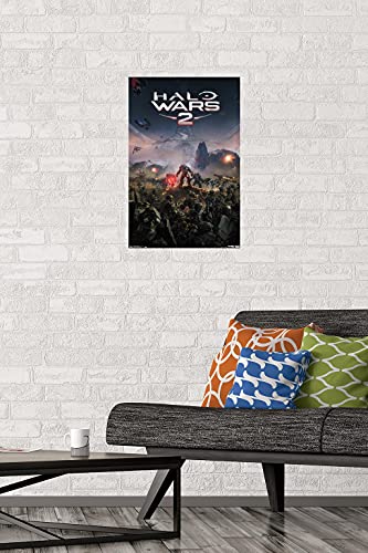 Trends International Halo: Halo Wars 2 - Key Art Wall Poster, 14.725" x 22.375", Premium Unframed Version - color: Premium Unframed Version, size: 22.4"L x 14.7"W