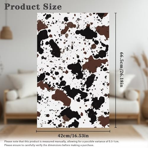 Recliner Slipcovers Recline Headrest Cover Tear Fade Resistant Sofa Armchair Headrest Cover Lounge Chair Headrests Protector Covers 16.53x26.18 Inch Couch Chair Covers Brown Cow Print - color: Brown Cow Print