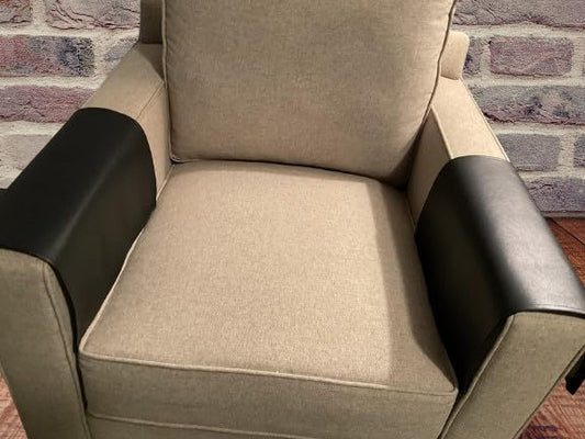 Bittlemen. Co. Two Armrest Cover for Furniture Slipcovers Furniture Protectors Home Decor Sofas Loveseats Theater Chairs Office Chairs Recliners RV's Housewarming Gifts (Black) - color: Black